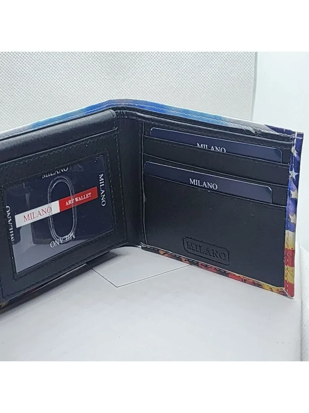 Brand New  Eagle w/ American Flag Wallet
